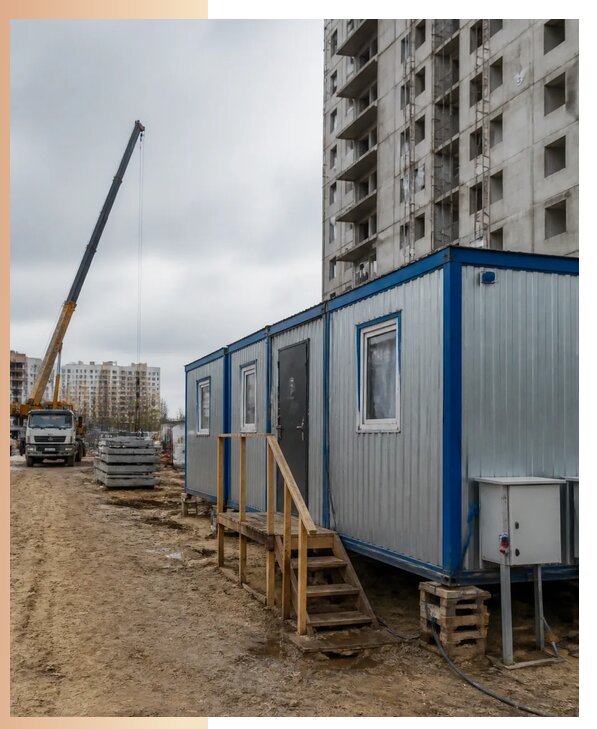 Аренда строительных вагончиков для рабочих в Минеральных Воде