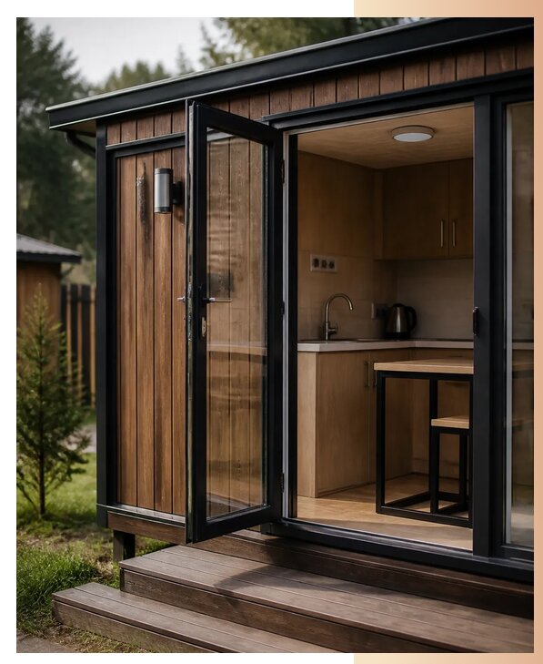 Дачные бытовки с кухней в Минеральных Воде по цене от 186444 р. | БытовкаПрофи-Мнр